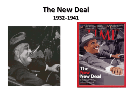 The New Deal 1932