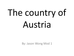 The country of Austria