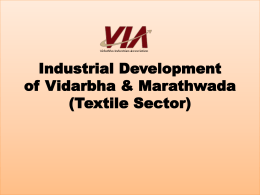 Textile Presentation 1.3 - Vidarbha Industries Association