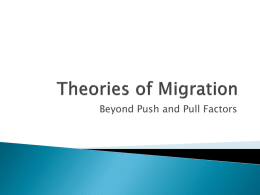 Theories of Migration [PPTX]