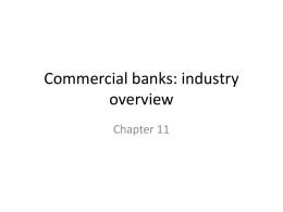 Commercial banks: industry overview