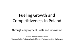 Fueling Competitiveness and Growth in Poland Through