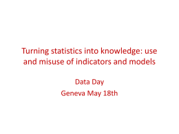 Turning statistics into knowledge