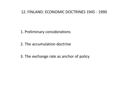 12. finland: economic doctrines 1945 - 1990