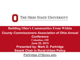 2004, 2010, and 2014 - County Commissioners` Association of Ohio
