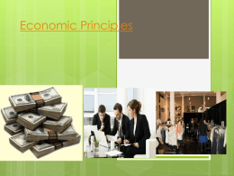Economic Principles and Systems