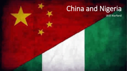 China and Nigeria