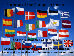 Purpose of the European Union