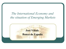 The situation of Emerging Market Economies