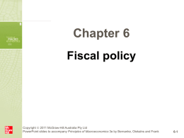 Fiscal policy - McGraw Hill Higher Education