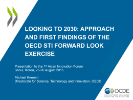 OECD STI Outlook - The Innovation Policy Platform