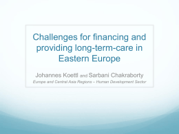 Fiscal outlook for long-term-care spending in Poland