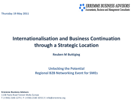 Malta - Regional B2B Networking Event for SMEs