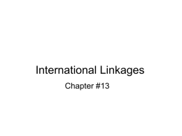 International Linkages