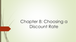 declining discount rate model