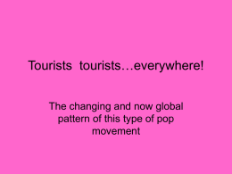 Tourists tourists…everywhere!