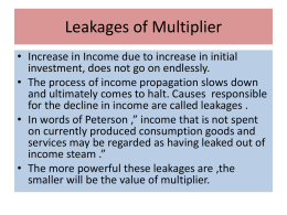 Leakages of Multiplier 1x
