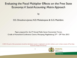 Eval.Impact of Fiscal Multiplier on FS Economy _2013 PSEFx