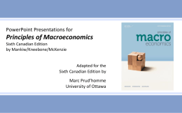 a macroeconomic theory of the small open economy