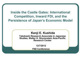 Leading Without Followers: Japanese Firms in the Political Economy