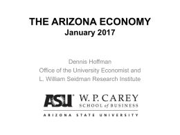 Arizona Economy - Morrison Institute for Public Policy