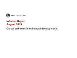 Bank of England Inflation Report August 2015