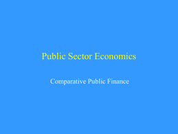 Comparative Public Finance: PPS