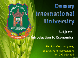 - Research - Dewey International University