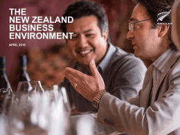 the new zealand business environment