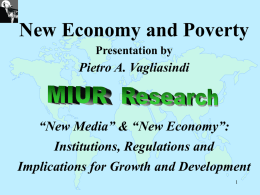 New Economy, Growth and Poverty