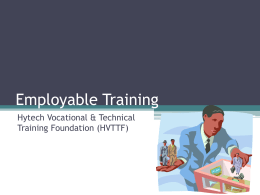 Employable Trainingx