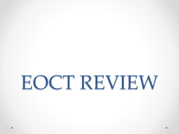 EOCT REVIEW