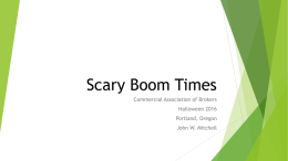 Scary Boom Times