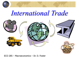 International Trade - Oak - Northern Arizona University