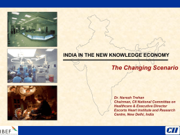 INDIA IN THE NEW KNOWLEDGE ECONOMY