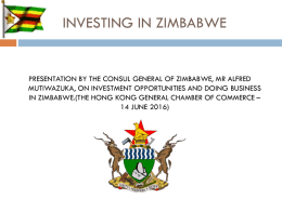 Zimbabwe - The Hong Kong General Chamber of Commerce