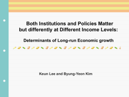 슬라이드 1 - Keun Lee : homepage