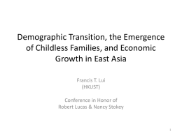 Demographic Transition, the Emergence of Childless Families, and