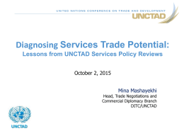 Toolkit for services, development and trade