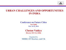 sustainable urban form for india