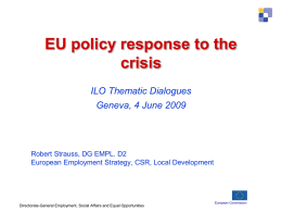 1. Easing labour market transitions and supporting vulnerable