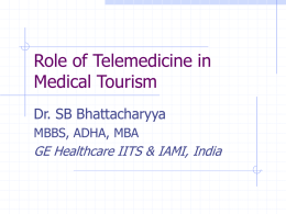 Role of Telemedicine in Medical Tourism