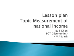 ppt on national income by S