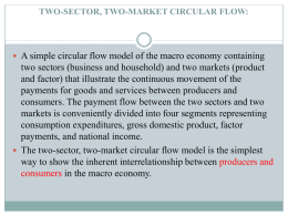 two-sector, two-market circular flow