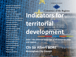 the universal language of all European cities and regions Sir Albert