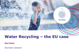 the EU case - National Water Mission