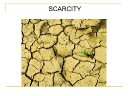 Scarcity - TeacherWeb