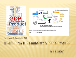 Module 10- Circular Flow and GDP