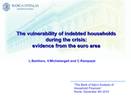 The vulnerability of indebted households during the