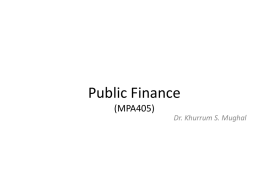 Public Finance Lecture 32_Revisionx